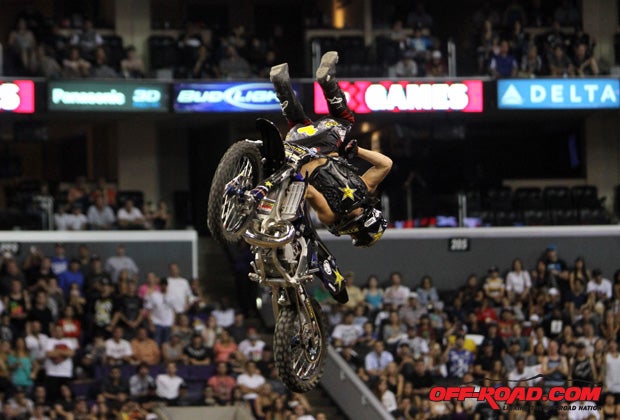 Jackson Strong came correct and backed up his X Games gold in 2011 in Best Trick with a gold in '12. 