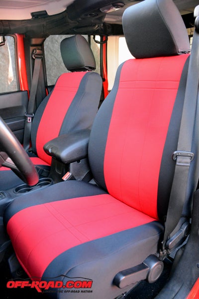 CalTrend Custom Seat Cover Install on Jeep JK Wrangler Unlimited:  
