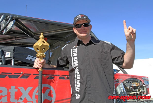 Loren Healy earned his second King of the Hammers race in 2014, beating 157 other racers to earn the crown. For him, it’s about pushing hard …  but not too hard. “It’s all about that fine line: Do you want to go fast in the desert, do you want to go fast in the rocks, do you want to be in that grey area in the middle?” 
