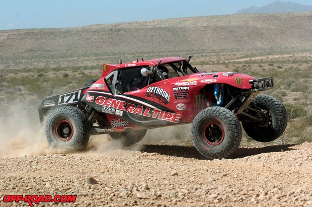 Mikey Childress earned the win at the 2011 Mint 400 in Class 1. Photo: Art Eugenio 
