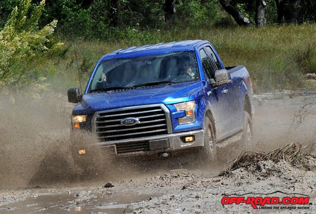 We had the chance to take an off-road loop in the F-150. While we look forward to getting more seat time in an F-150 in the future, we did come away impressed with the trucks toughness and capability. 