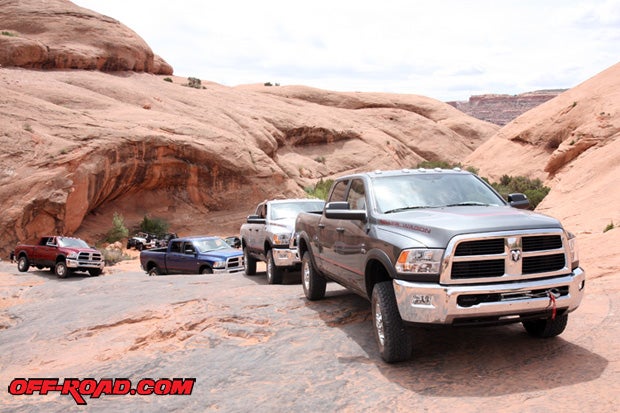 All four Power Wagons on our ride came in and out of Poison Spider Trail will little more than a few scuffs.
