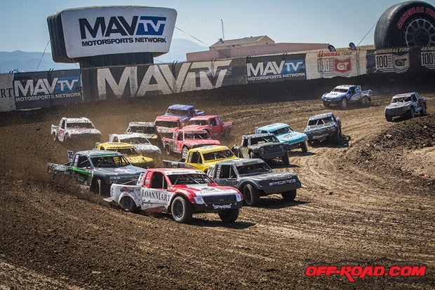RJ Anderson leads the pack during Round 6 of the Pro Lite en route to his sweep of the class over the weekend.