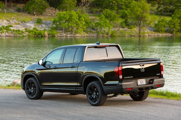The Black Edition Ridgeline comes in a sleek, top-of-the-line package.