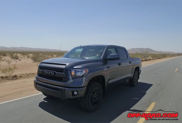 The Tundra TRD Pro (7.59 seconds) was only a tick off the Ram's 7.48-second 0-60 time.