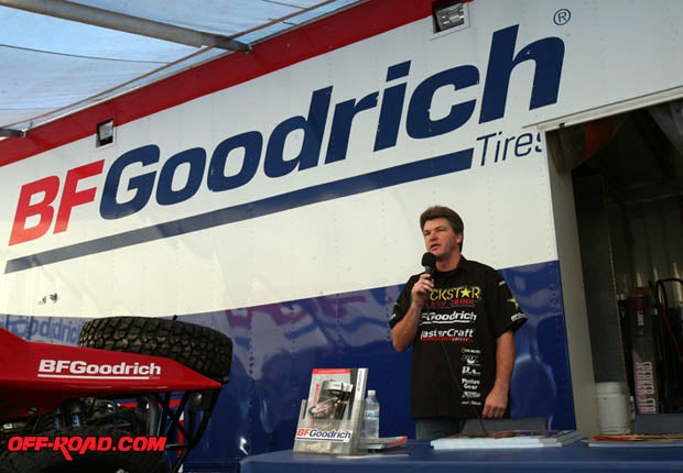 After being inducted into the Off-Road Motorsports Hall of Fame, Rob MacCachren spoke about his career at the BFGoodrich booth at Off-Road Expo. 