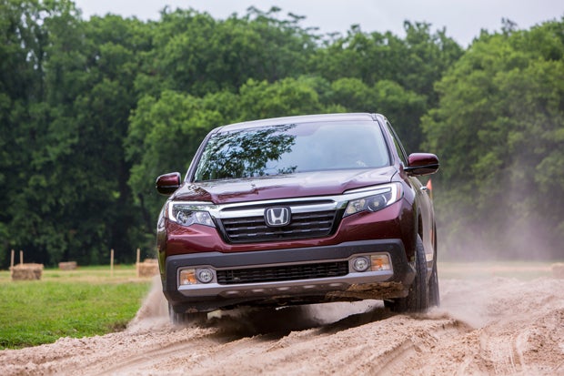 We tested the traction management system in this sand pit, and it definitely helped the Honda pull out quickly after coming to a full stop.