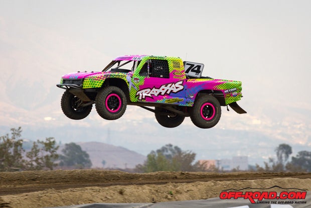 Sheldon Creed sported a wild new color scheme on his truck to celebrate new sponsor Traxxas. He culminated the new colors with a third-place finish in Pro Lite. 