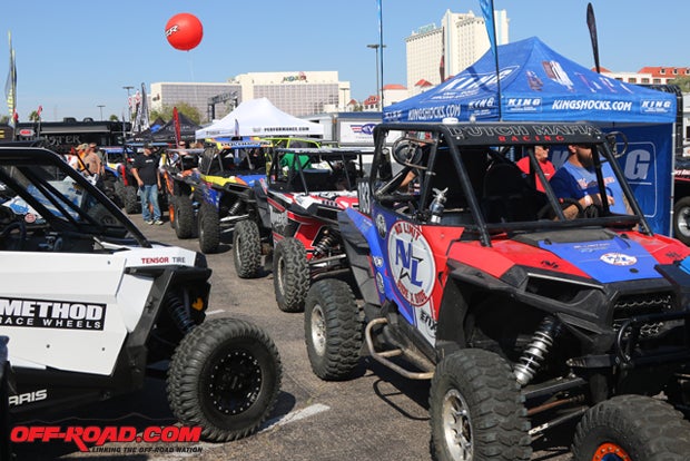 Tech and contingency was busy all day long since the UTV World Championship had more than 200 entries for this year's race.