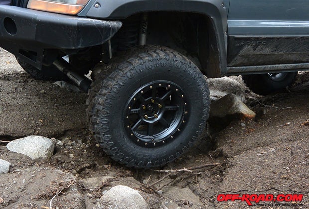 We've been impressed with the all-around off-road performance of the MTP tire and the Level 8 Bully Pro 5 wheel. 