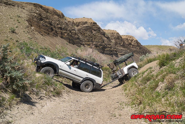 The Dinoot we built tackled numerous off-road hazards with confidence during our trip. 