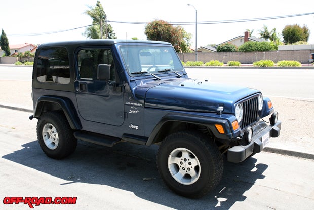 After a few weeks of searching, we found a good deal on a 2000 Wrangler with low miles on the motor. 