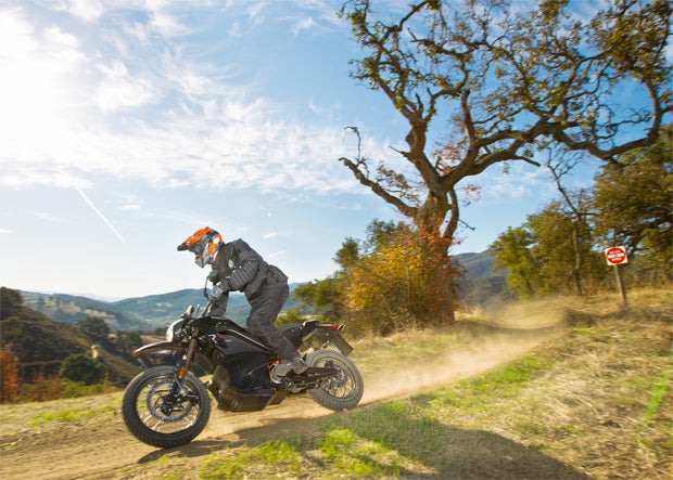 The DS, or dual sport, model offers a true streetbike and trail-riding electric motorcycle.