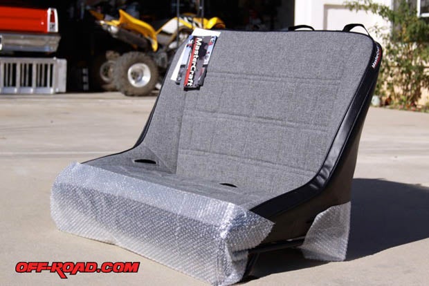 The MasterCraft Rubicon bench seat is made in the USA by a team of highly skilled craftsman.